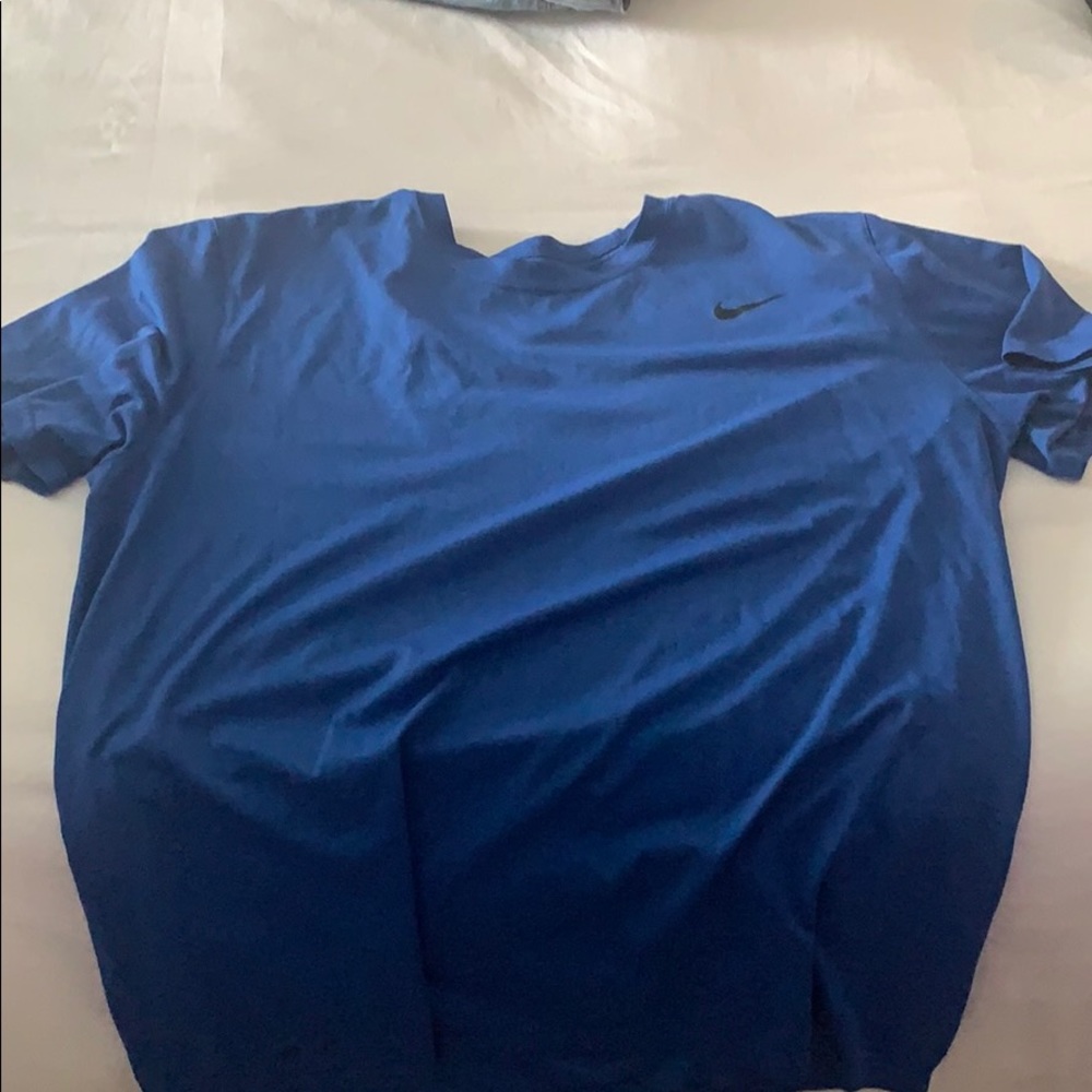 Blue nike shirt